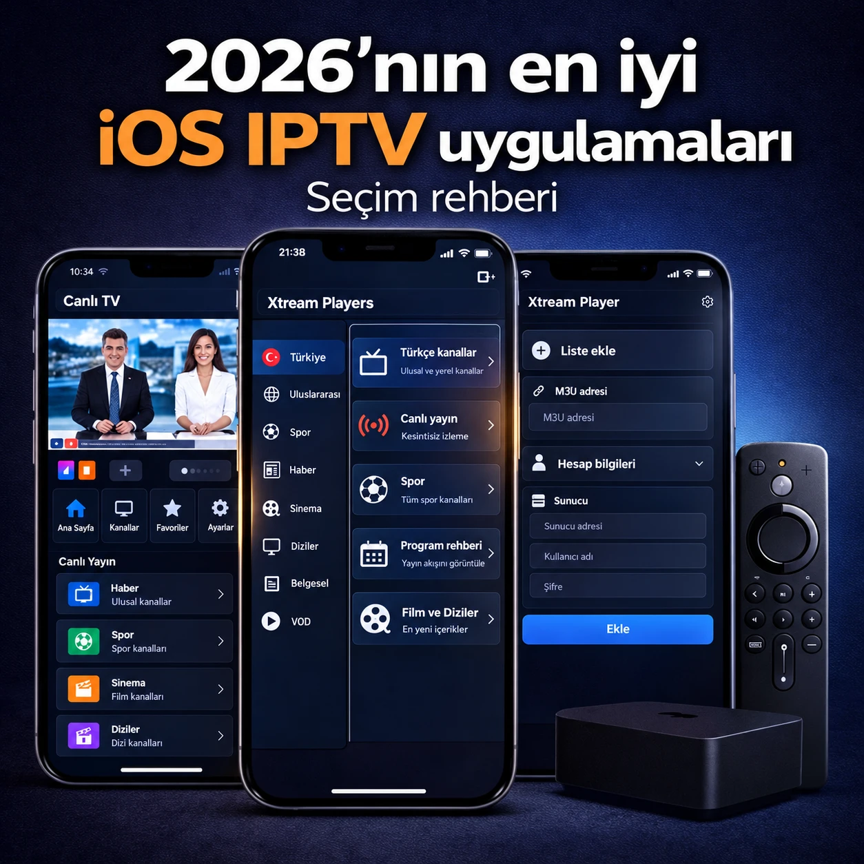 2026’nın en iyi iOS IPTV uygulamaları: seçim rehberi