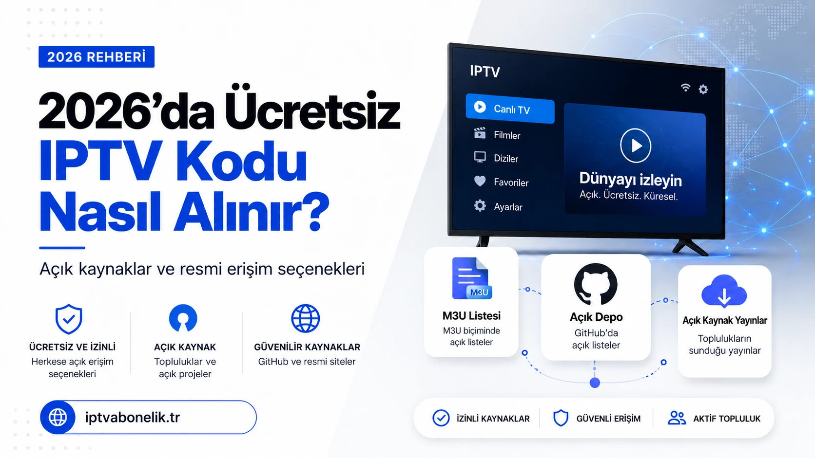 2026’da ücretsiz IPTV kodu nasıl alınır?